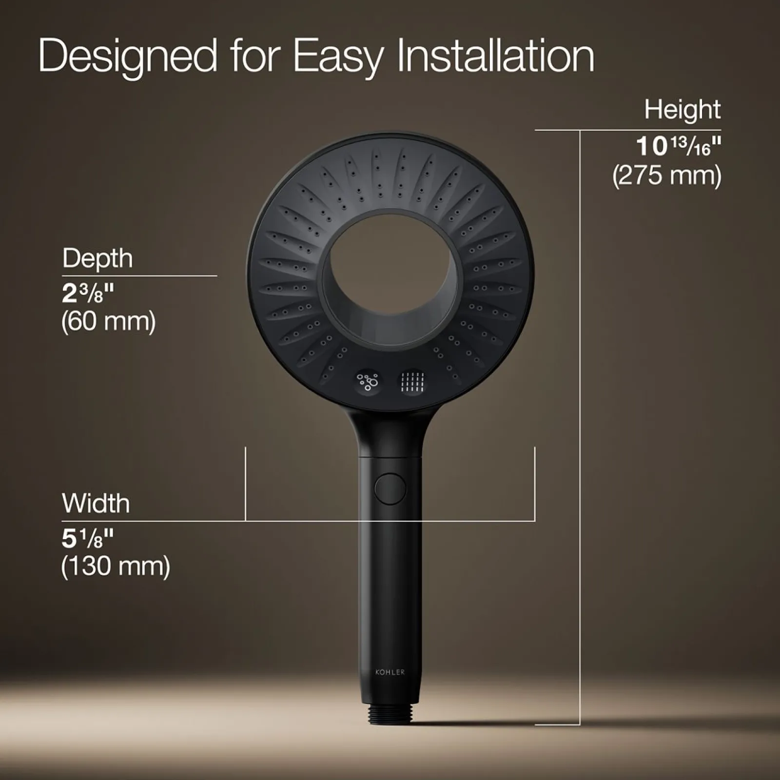 Two-function handshower, 1.75 gpm^Kohler Hot