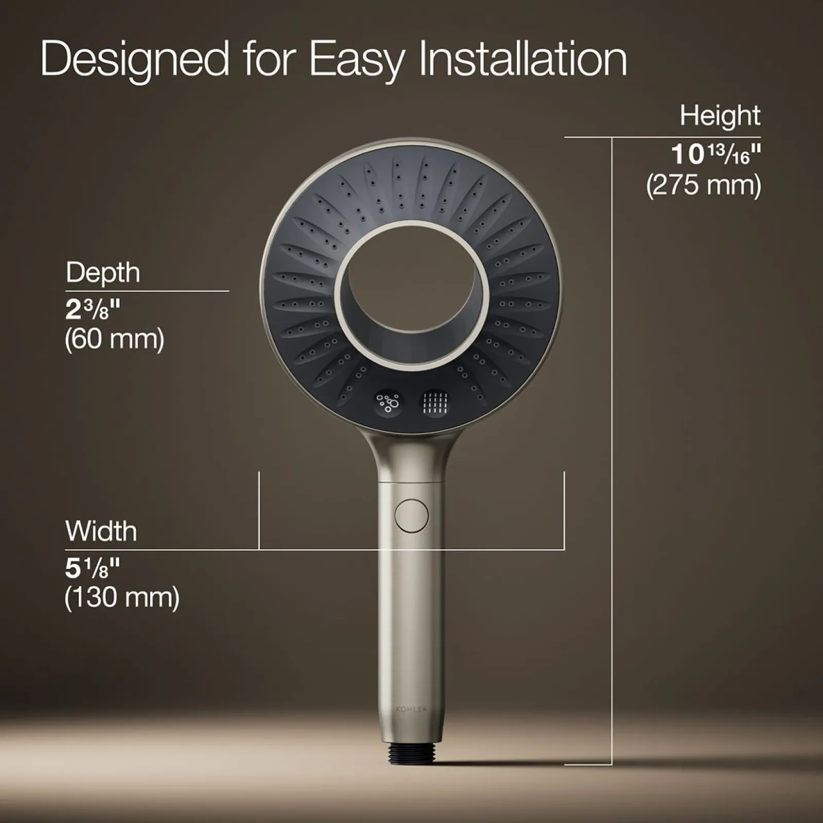 Two-function handshower, 1.75 gpm^Kohler Hot