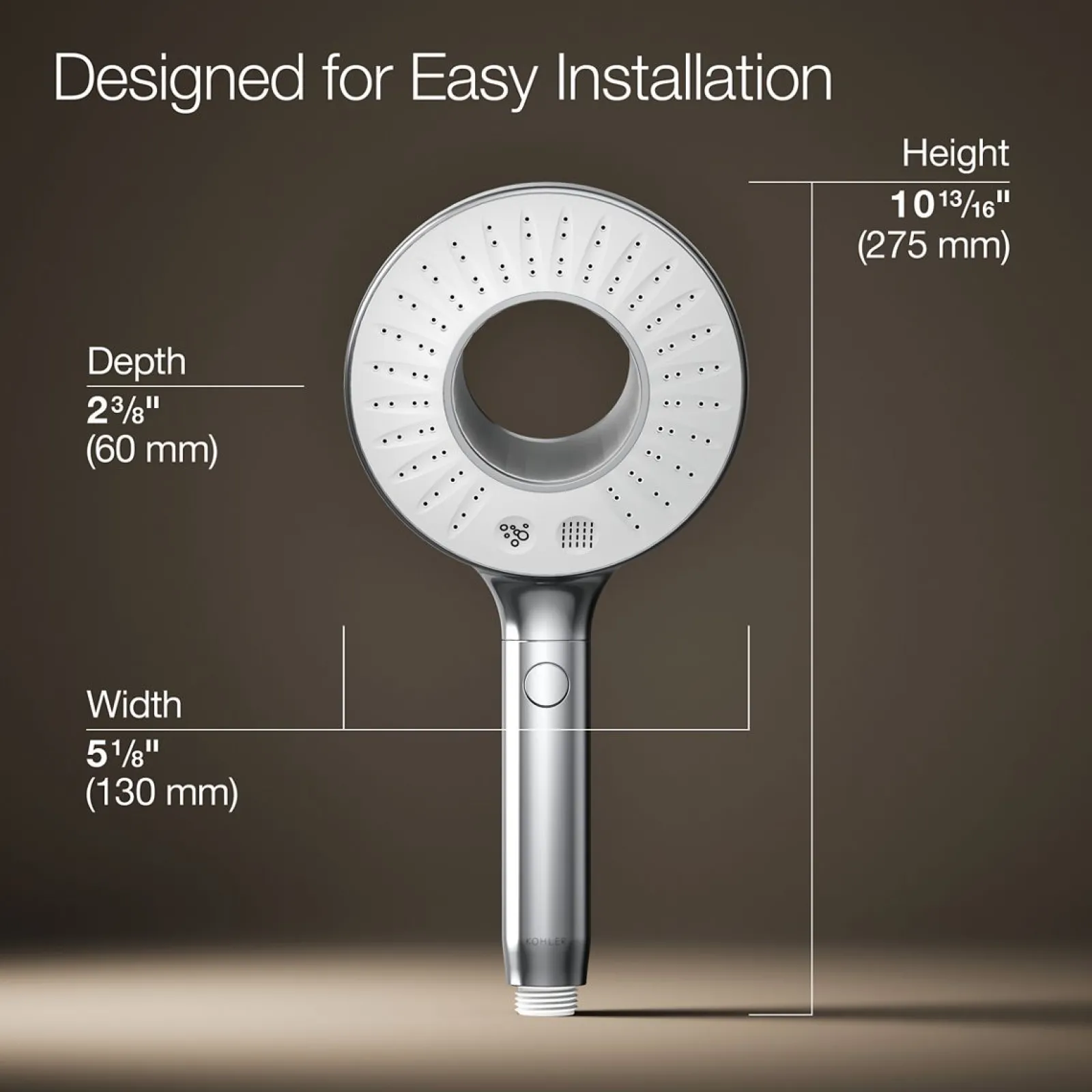 Two-function handshower, 1.75 gpm^Kohler Hot