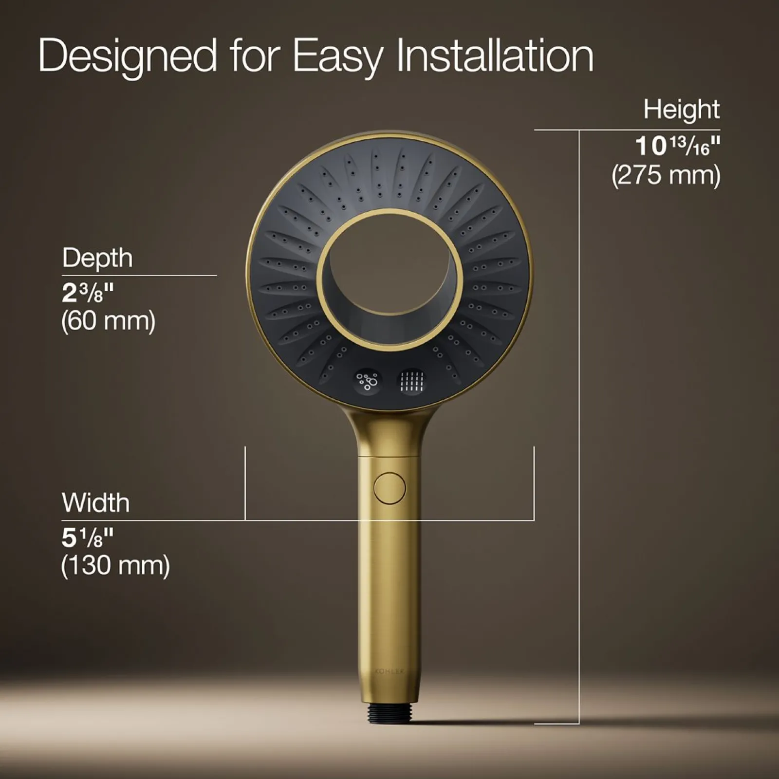 Two-function handshower, 1.75 gpm^Kohler Hot