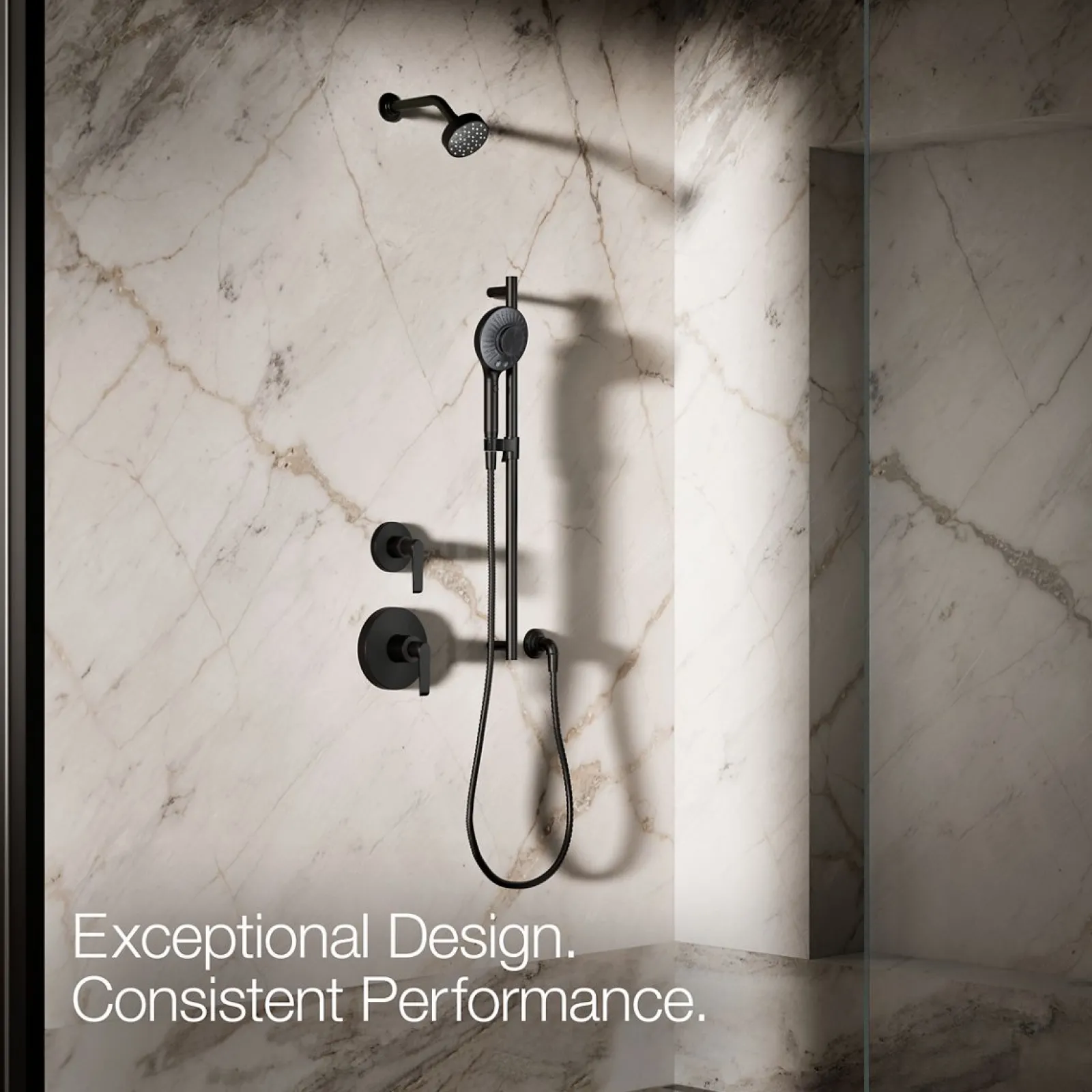 Two-function handshower with all-in-one cleansing device, 1.75 gpm^Kohler Hot