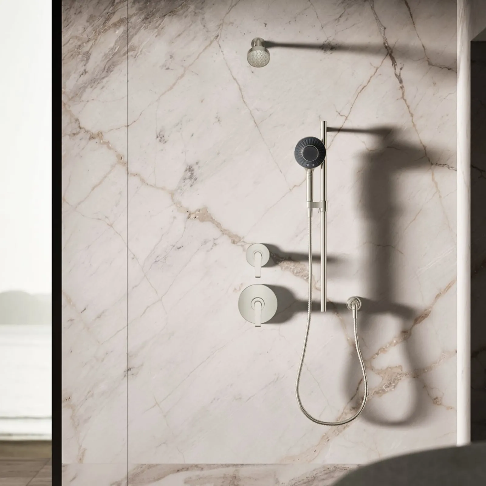 Two-function handshower with all-in-one cleansing device, 1.75 gpm^Kohler Hot