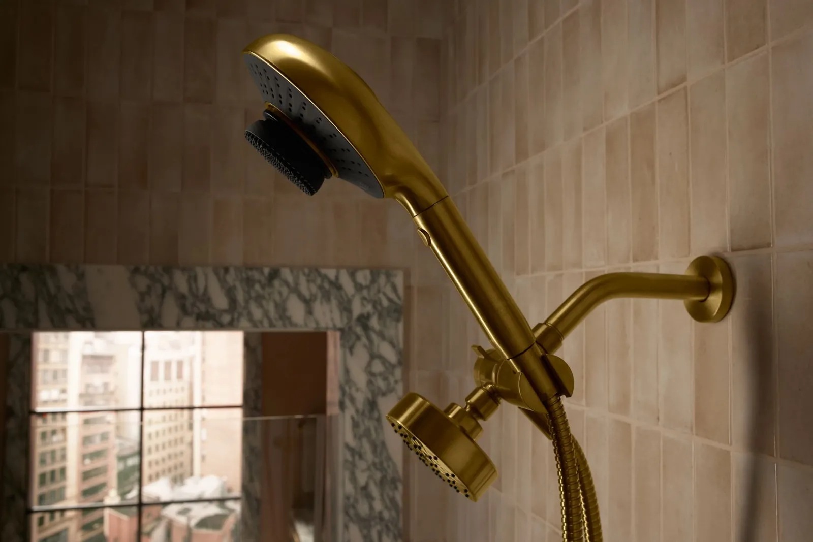 Two-function handshower with all-in-one cleansing device, 1.75 gpm^Kohler Hot