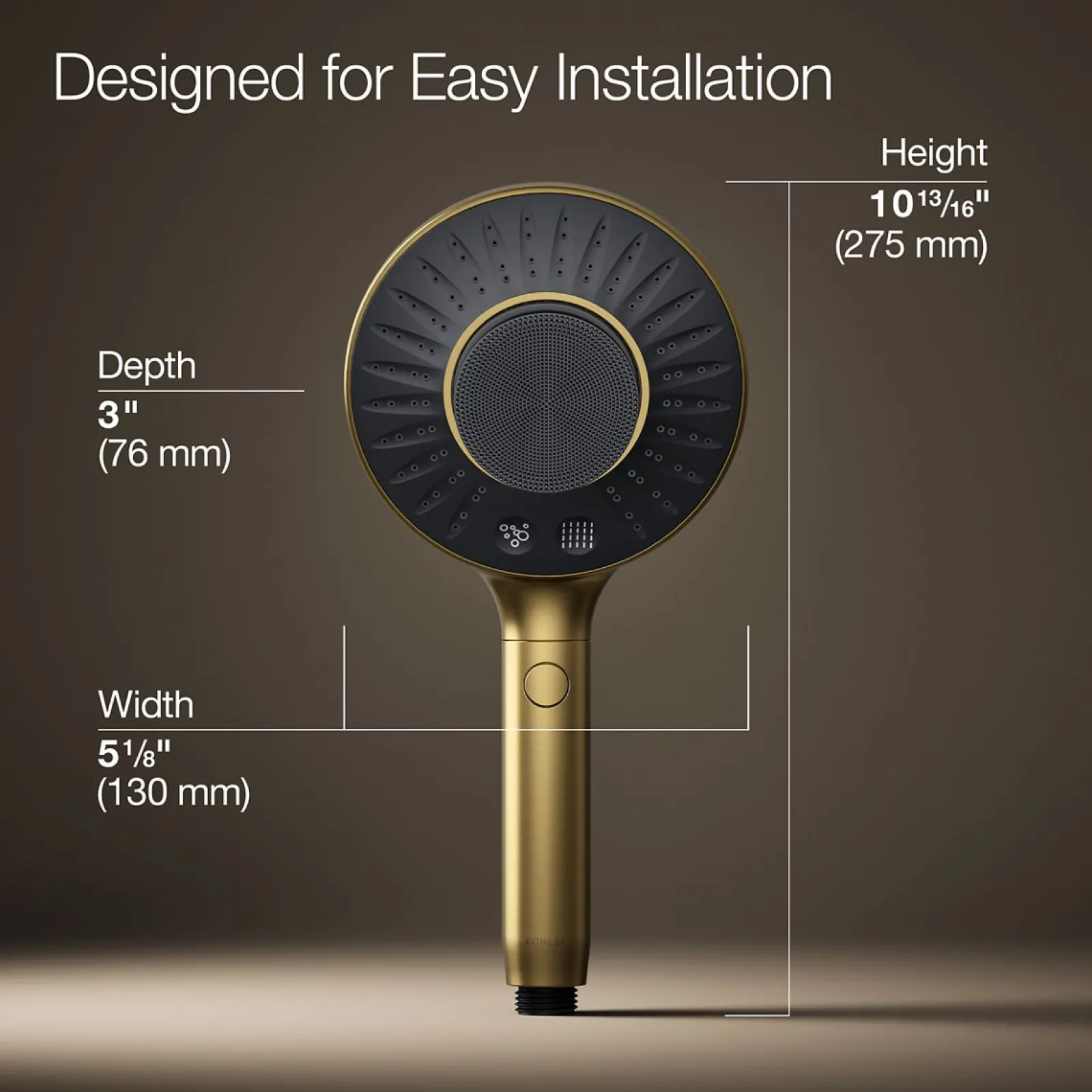Two-function handshower with all-in-one cleansing device, 1.75 gpm^Kohler Hot