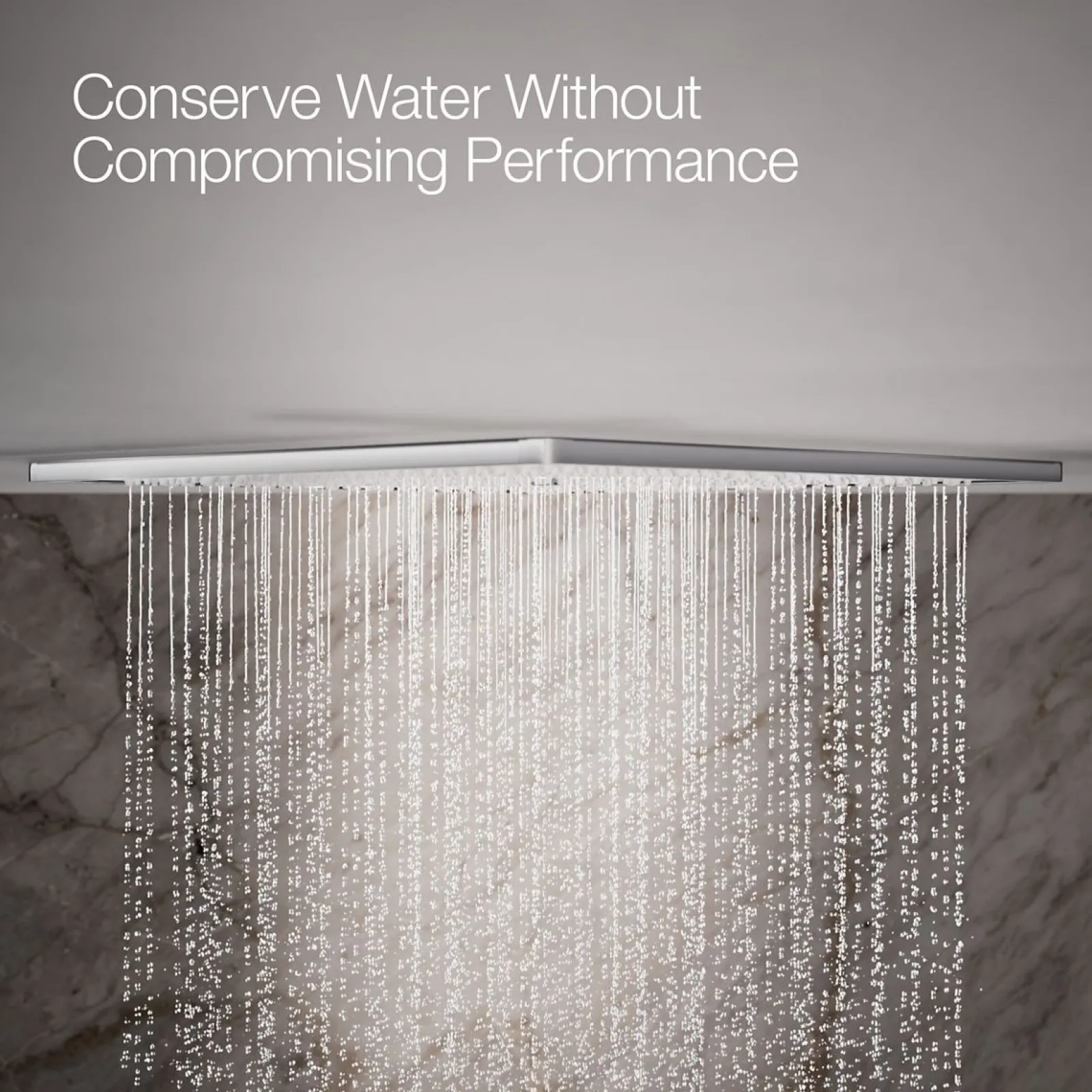 19" two-function overhead shower panel, 2.5 gpm^Kohler Hot