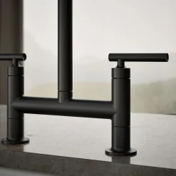 Two-hole bridge kitchen sink faucet^Kohler Discount