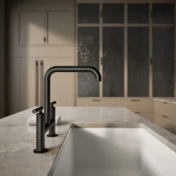 Two-hole bridge kitchen sink faucet^Kohler Discount