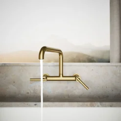 Two-hole wall-mount bridge kitchen sink faucet^Kohler Sale
