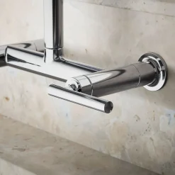 Two-hole wall-mount bridge kitchen sink faucet^Kohler Sale