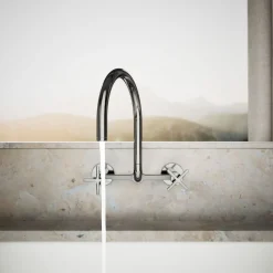 Two-hole wall-mount bridge kitchen sink faucet^Kohler Online