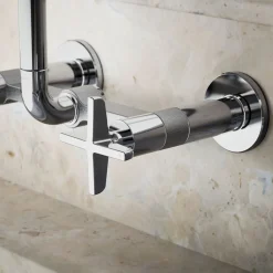 Two-hole wall-mount bridge kitchen sink faucet^Kohler Online