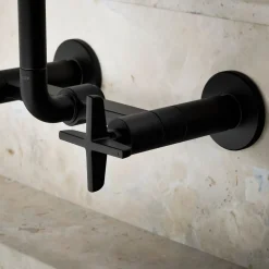 Two-hole wall-mount bridge kitchen sink faucet^Kohler Online
