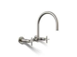 Two-hole wall-mount bridge kitchen sink faucet^Kohler Online