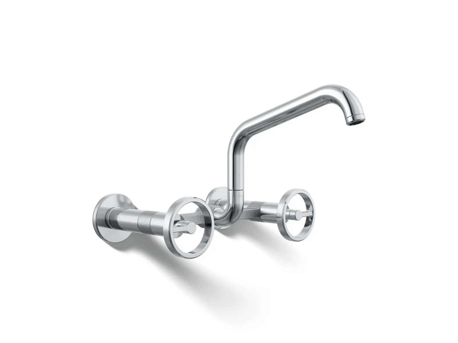 Two-hole wall-mount bridge kitchen sink faucet^Kohler New