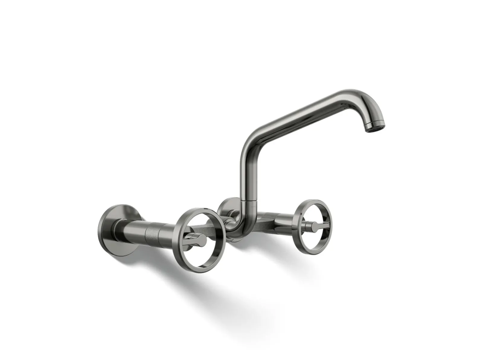 Two-hole wall-mount bridge kitchen sink faucet^Kohler New