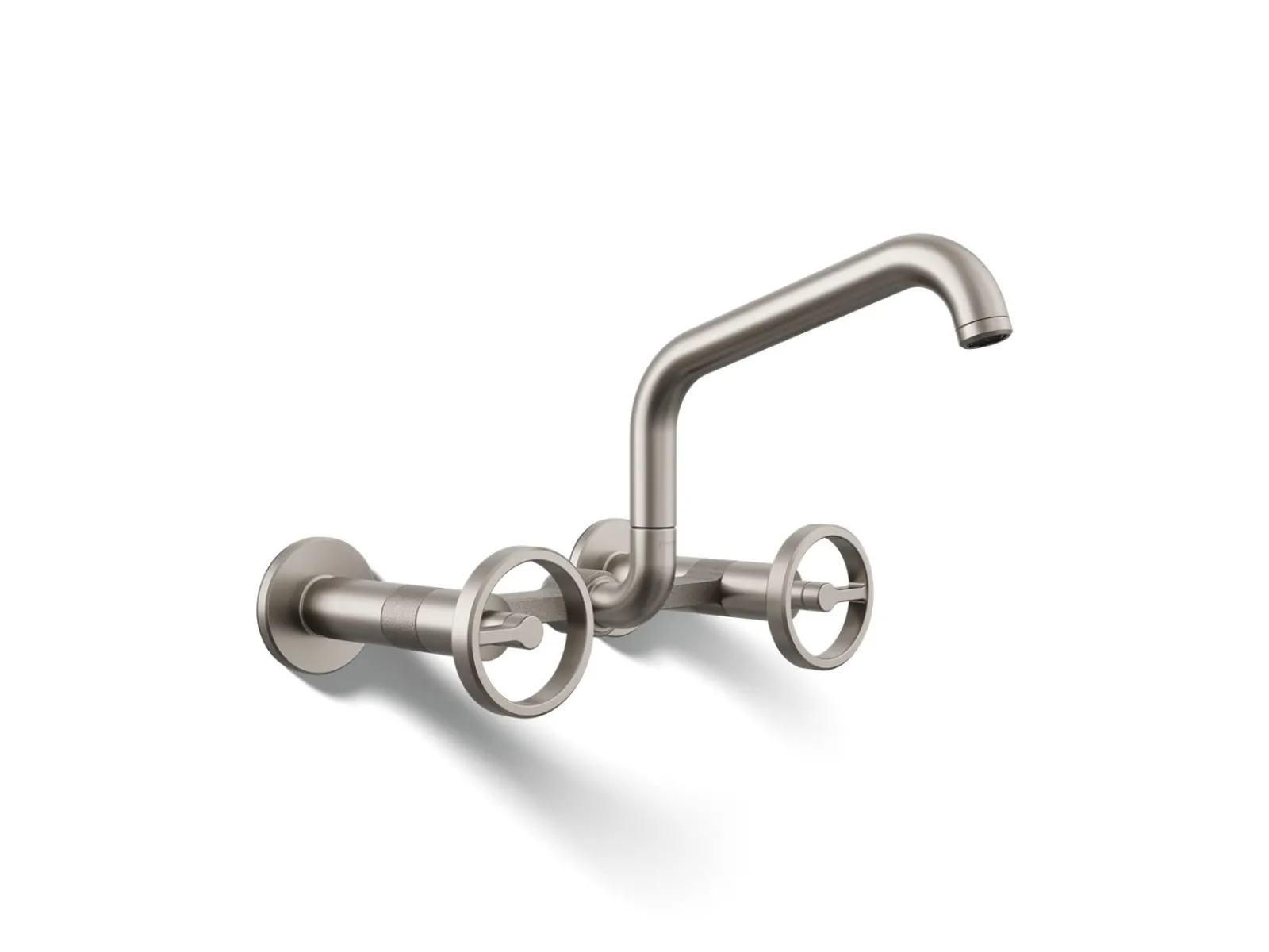 Two-hole wall-mount bridge kitchen sink faucet^Kohler New