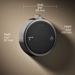 Two-outlet bath/shower digital control^Kohler New