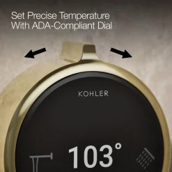 Two-outlet bath/shower digital control^Kohler New