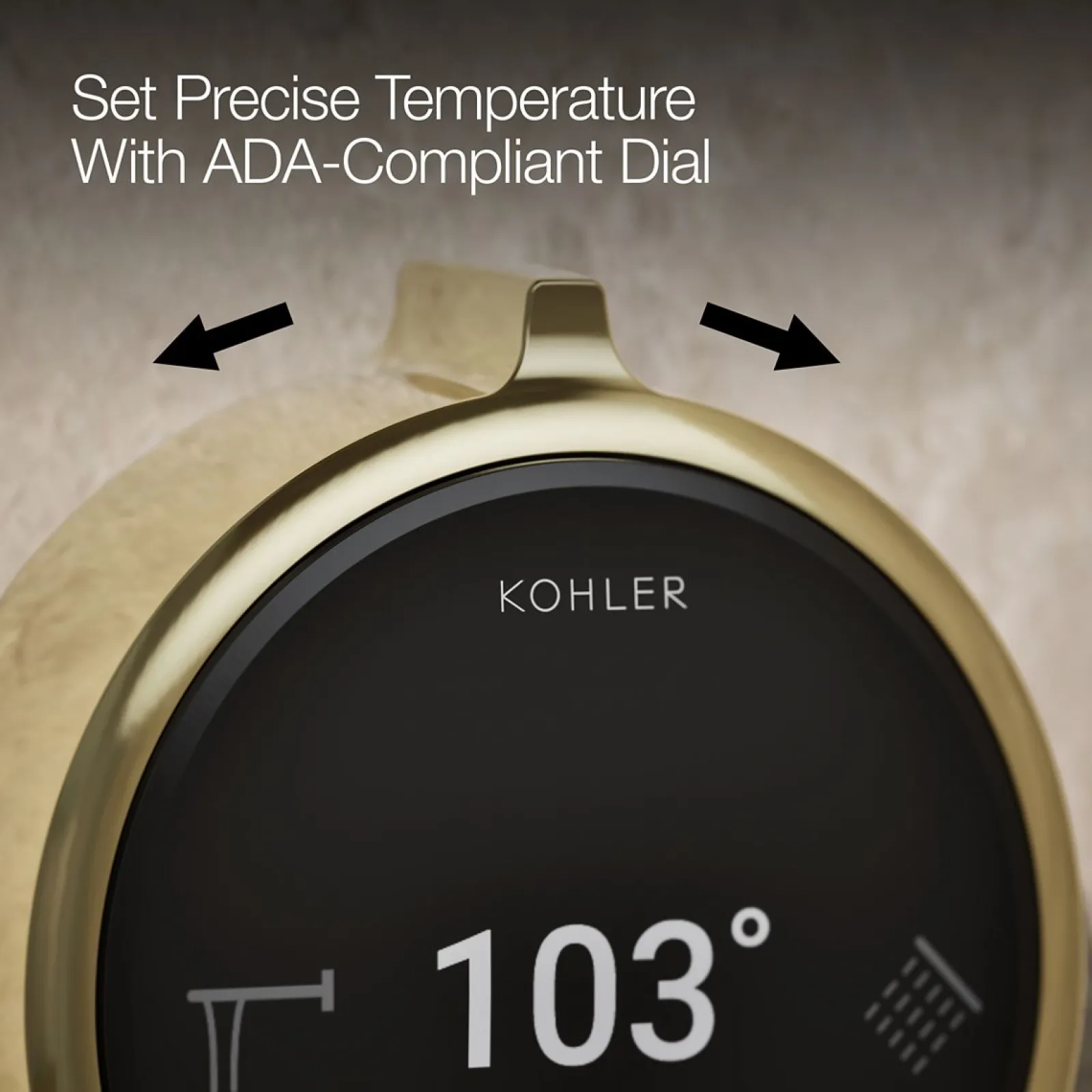 Two-outlet bath/shower digital control^Kohler New