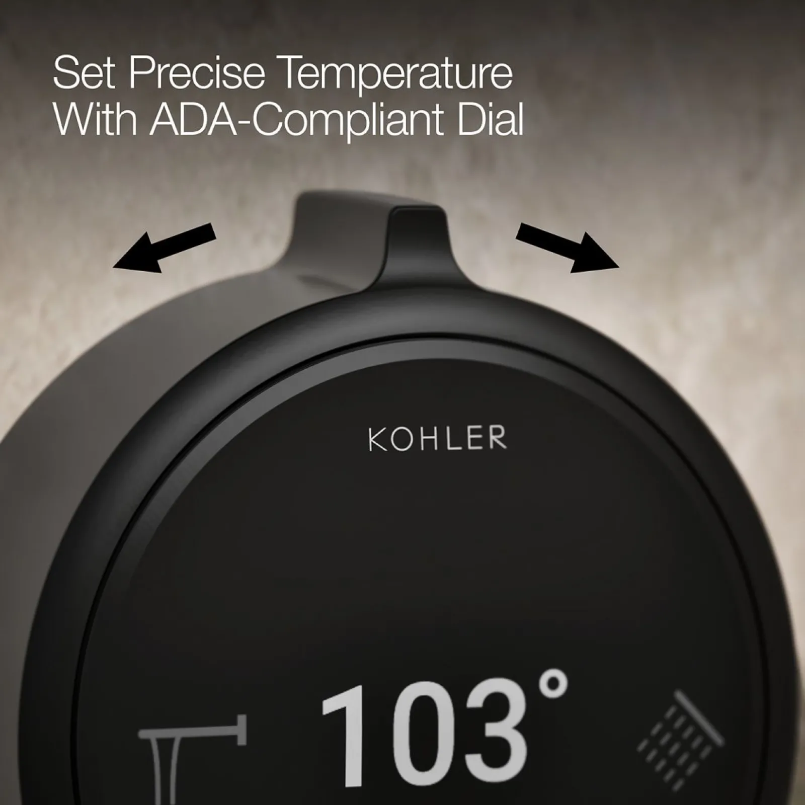 Two-outlet bath/shower digital control^Kohler New