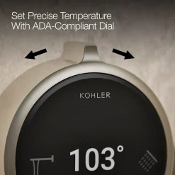 Two-outlet bath/shower digital control^Kohler New