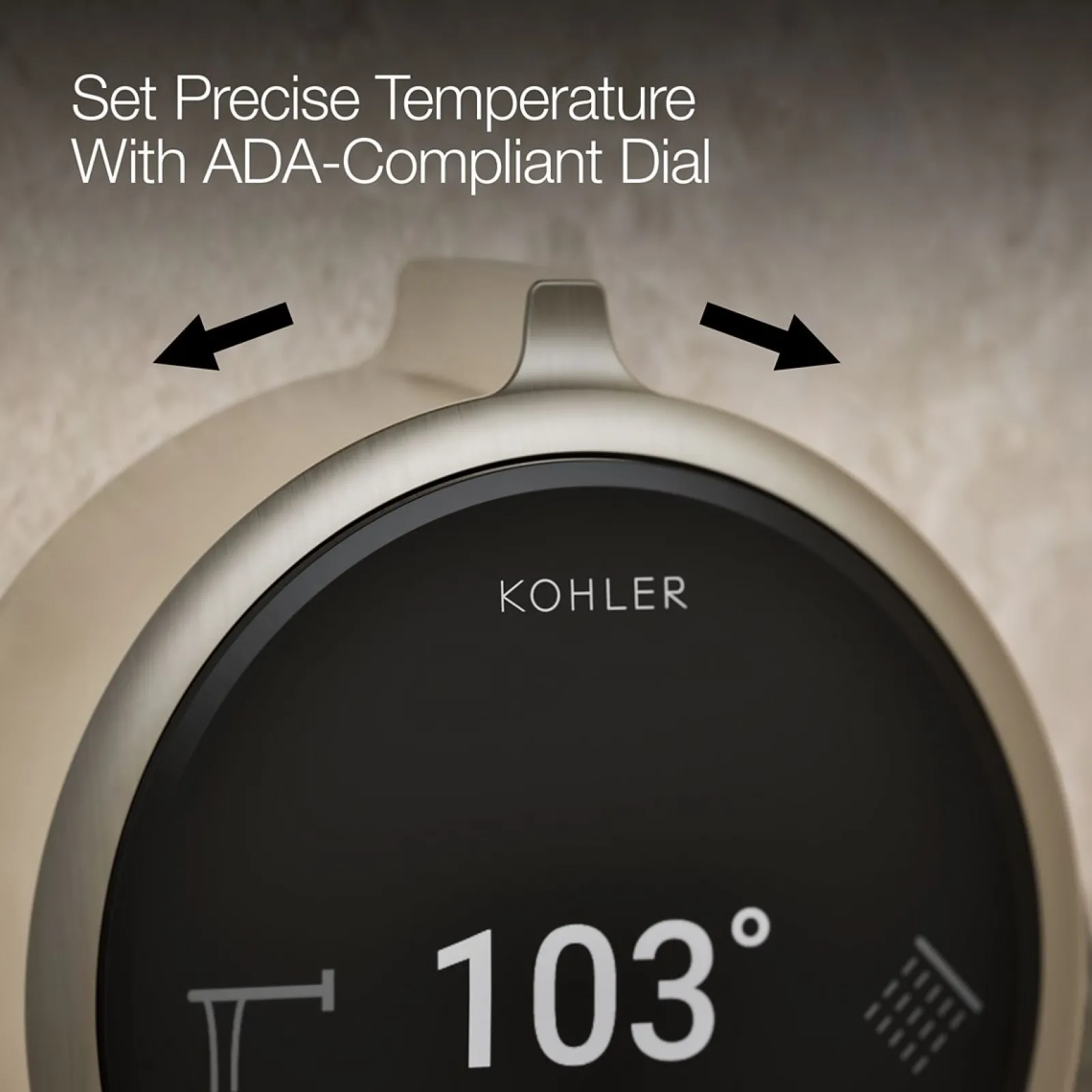 Two-outlet bath/shower digital control^Kohler New