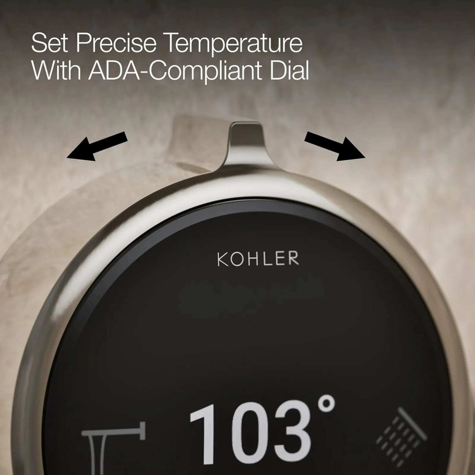 Two-outlet bath/shower digital control^Kohler New