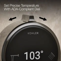 Two-outlet bath/shower digital control^Kohler New