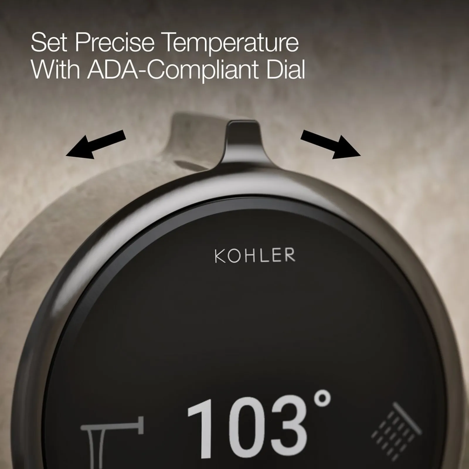 Two-outlet bath/shower digital control^Kohler New