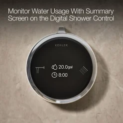 Two-outlet bath/shower digital control^Kohler New
