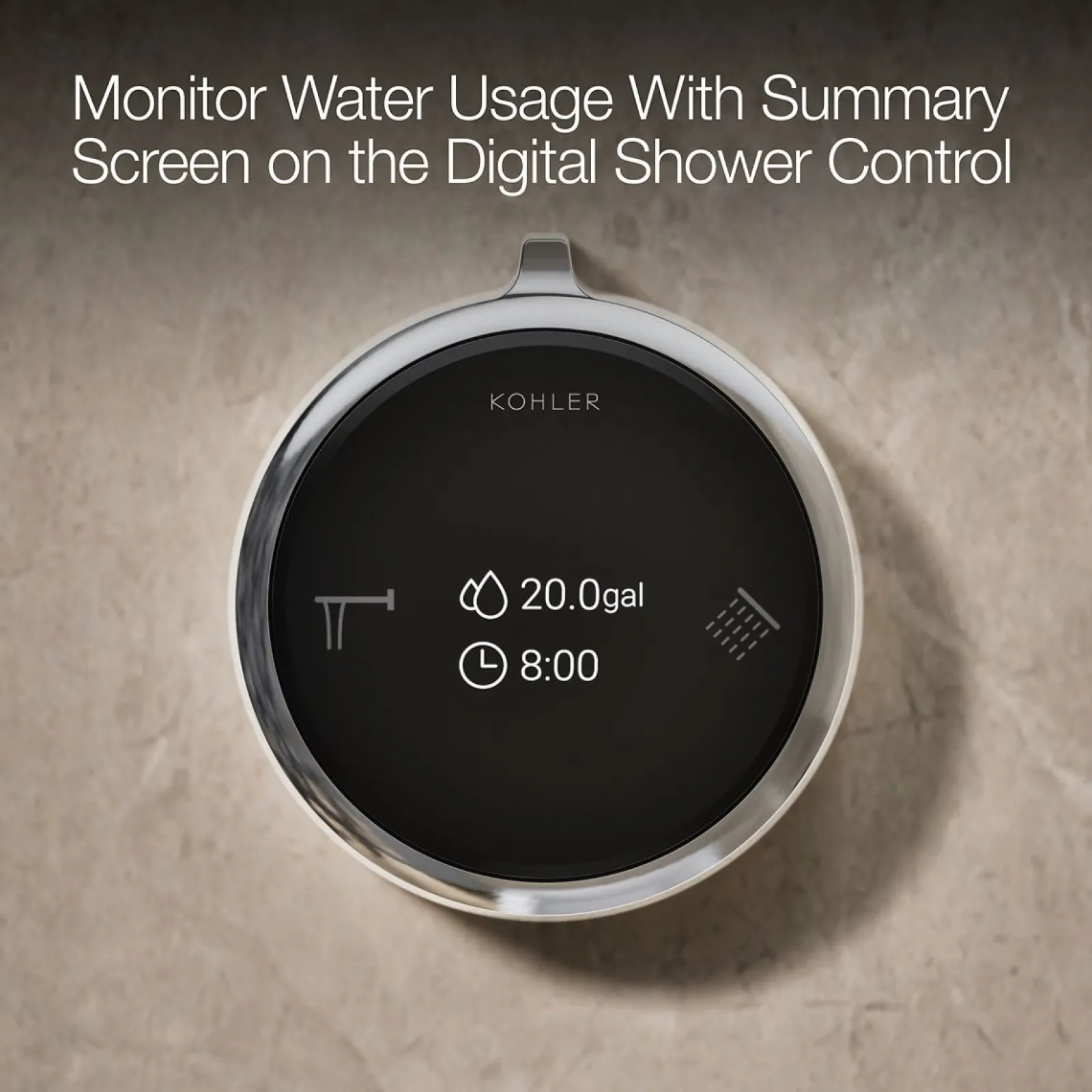 Two-outlet bath/shower digital control^Kohler New