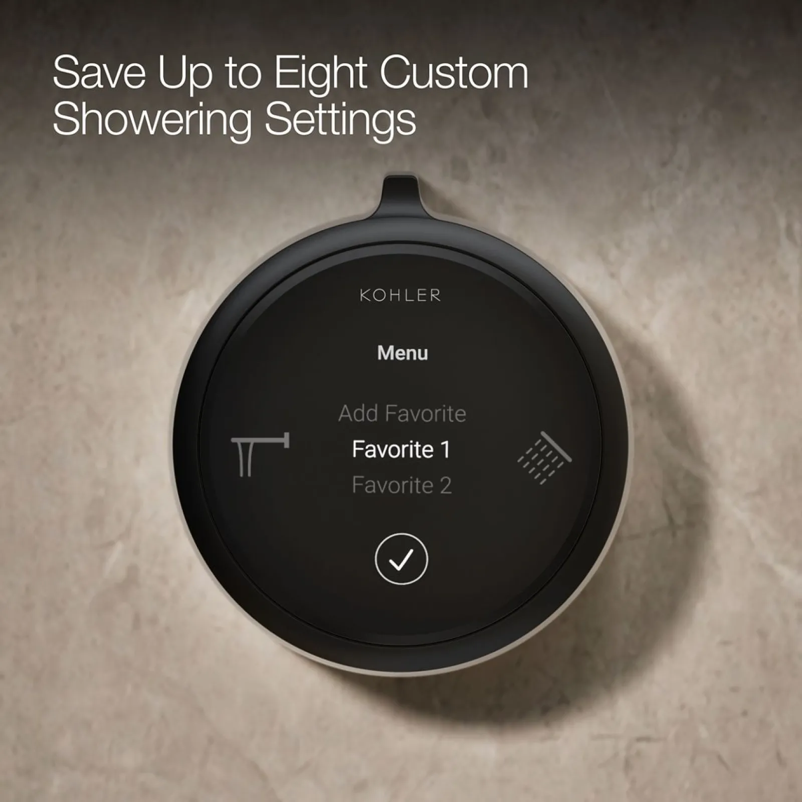 Two-outlet bath/shower digital control^Kohler New