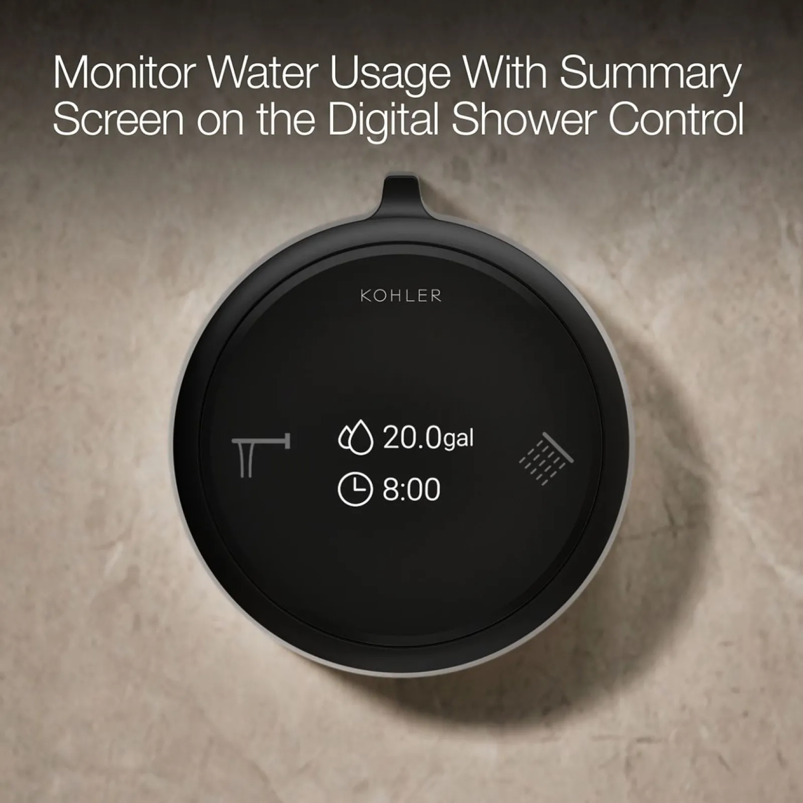 Two-outlet bath/shower digital control^Kohler New