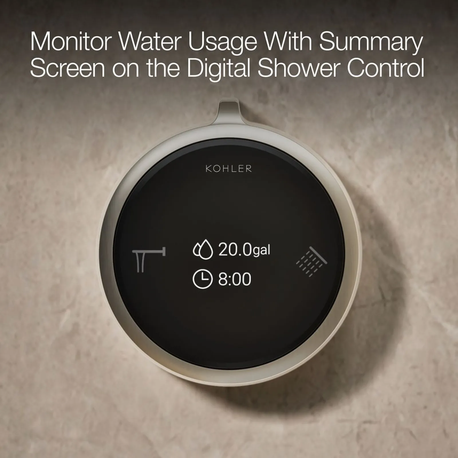 Two-outlet bath/shower digital control^Kohler New