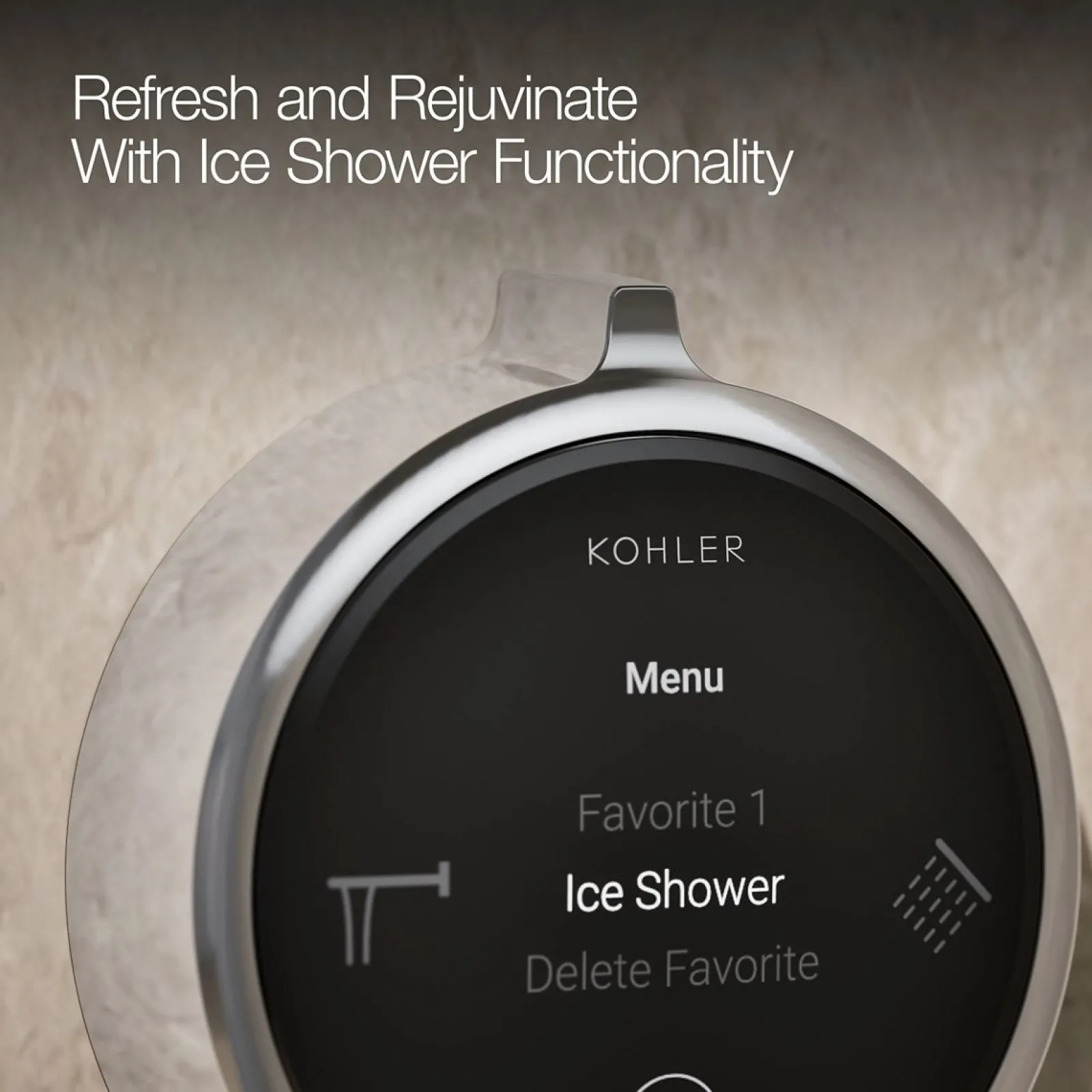 Two-outlet bath/shower digital control^Kohler New