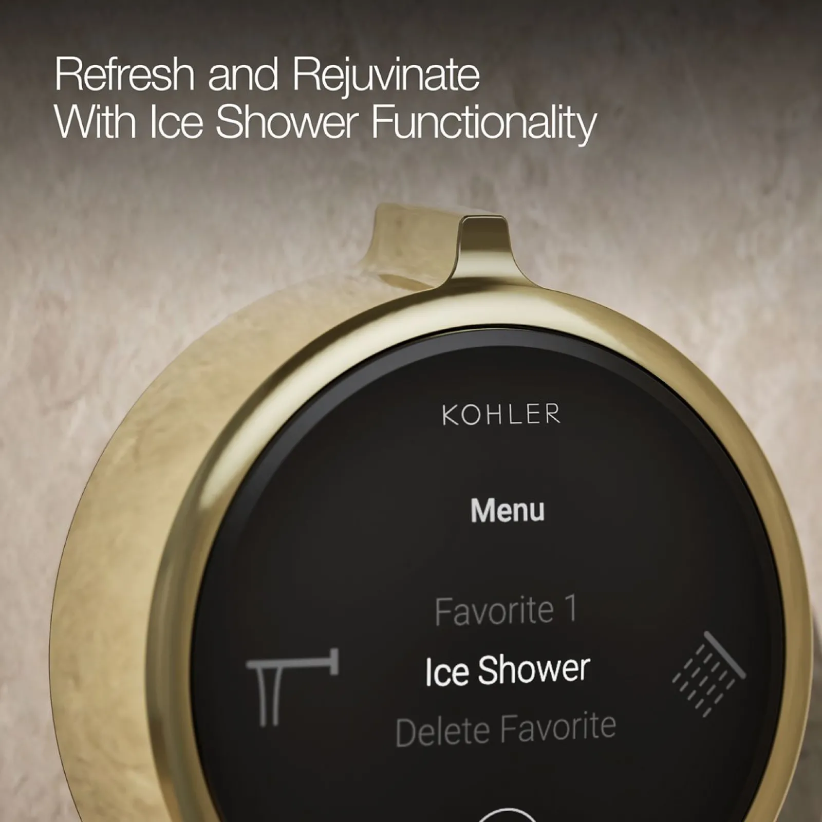 Two-outlet bath/shower digital control^Kohler New