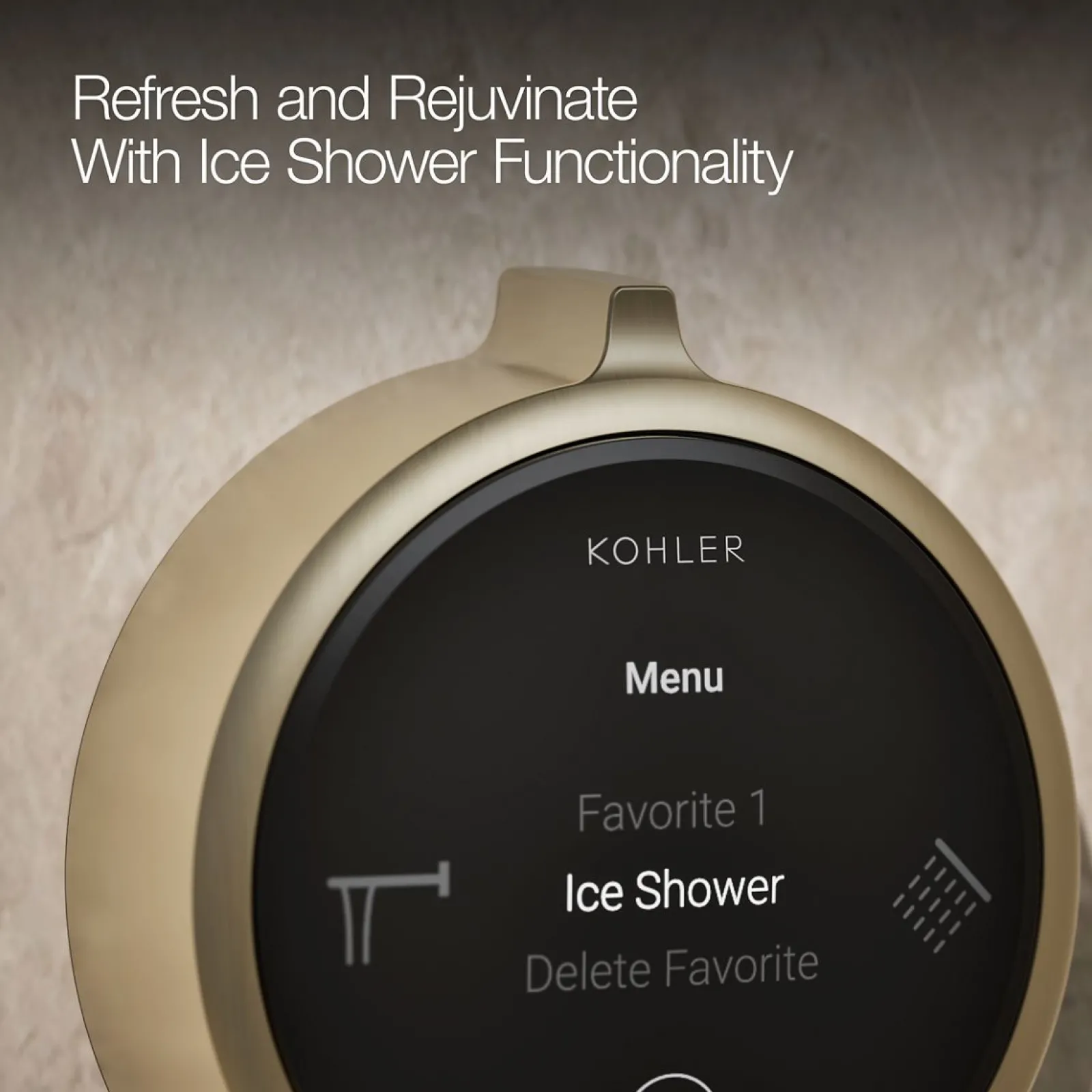 Two-outlet bath/shower digital control^Kohler New