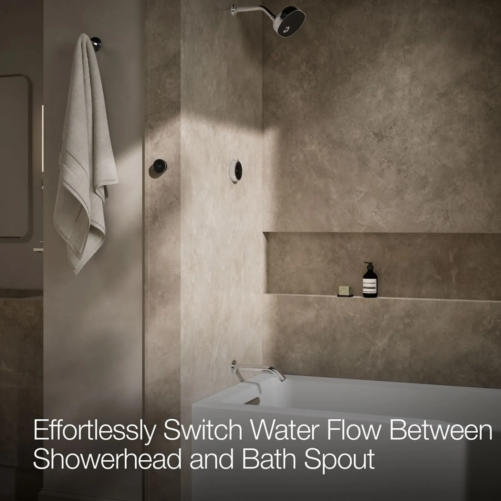 Two-outlet bath/shower digital control^Kohler New
