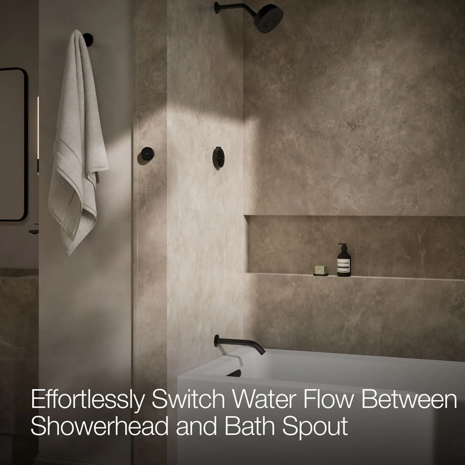 Two-outlet bath/shower digital control^Kohler New