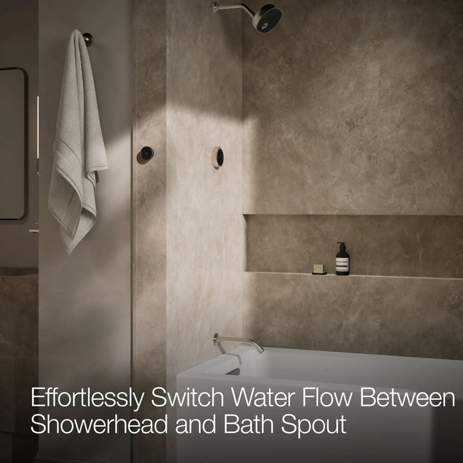 Two-outlet bath/shower digital control^Kohler New