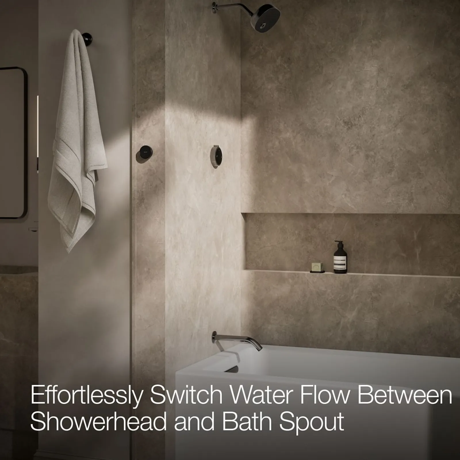 Two-outlet bath/shower digital control^Kohler New