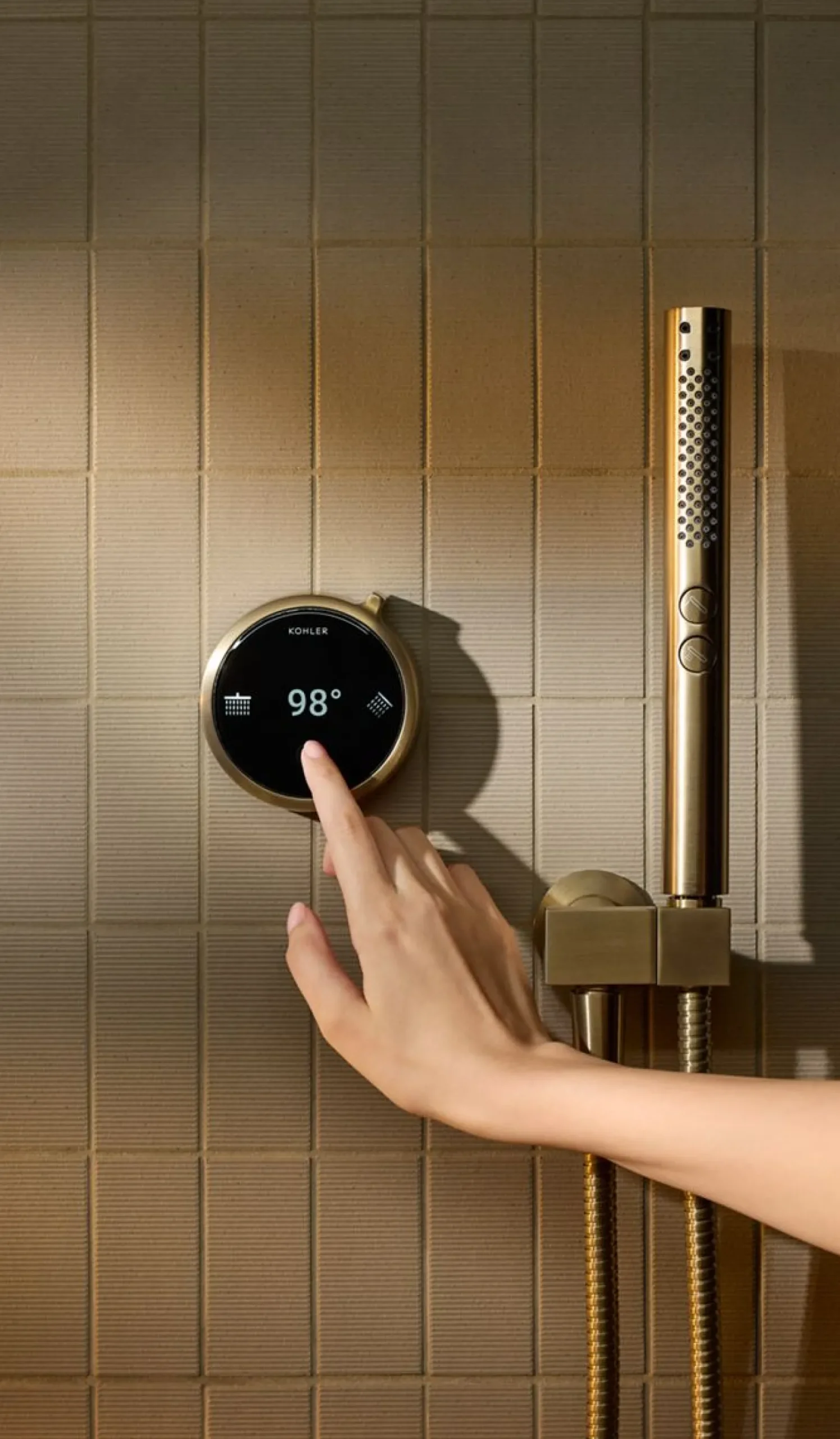 Two-outlet bath/shower digital control^Kohler New