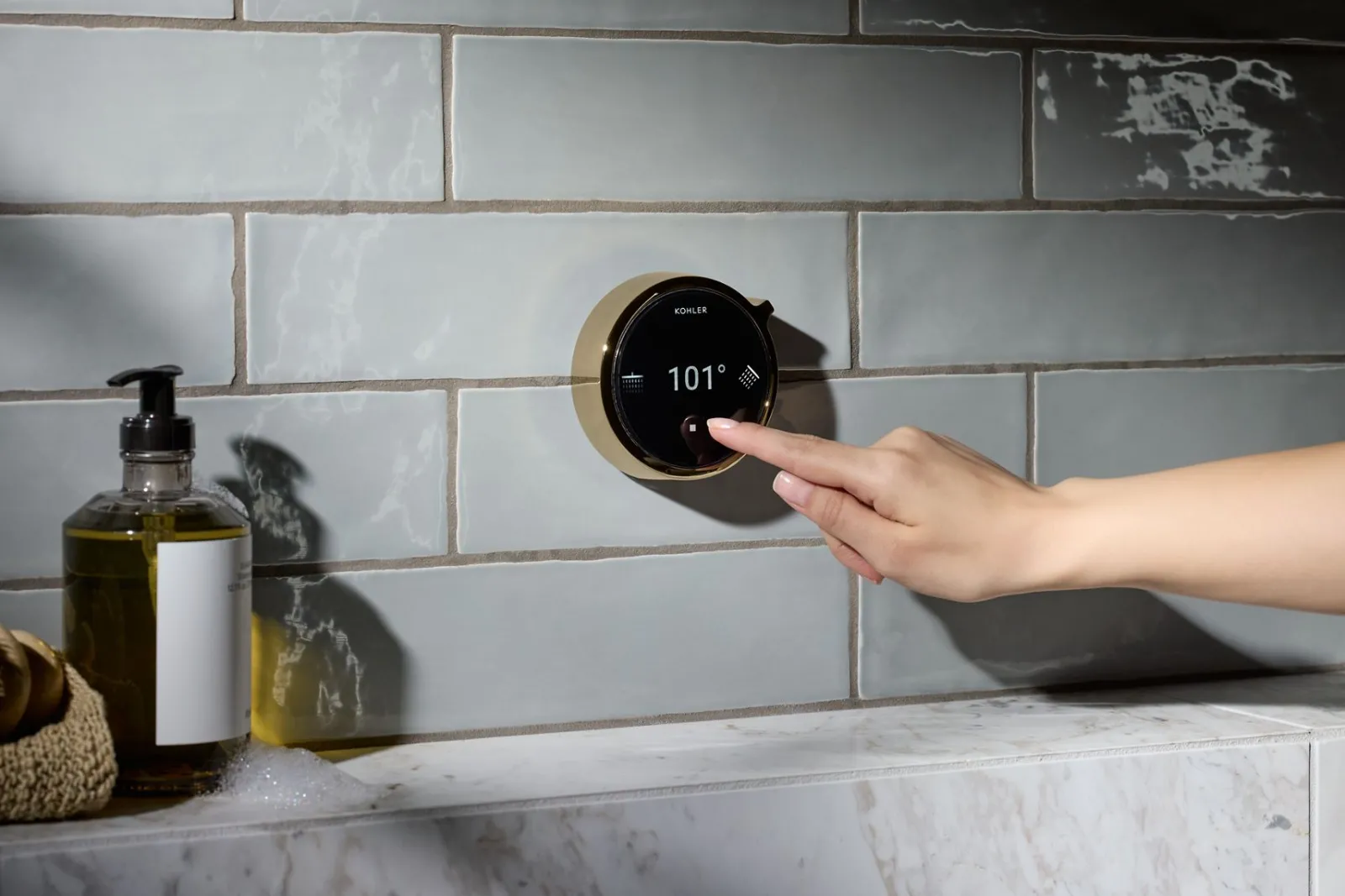 Two-outlet bath/shower digital control^Kohler New
