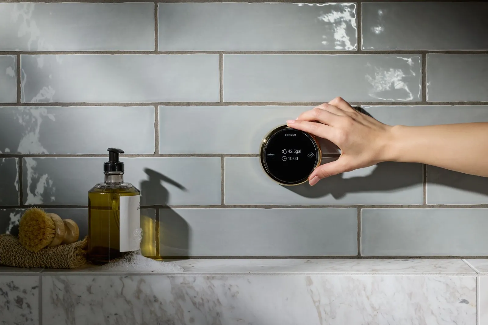 Two-outlet bath/shower digital control^Kohler New