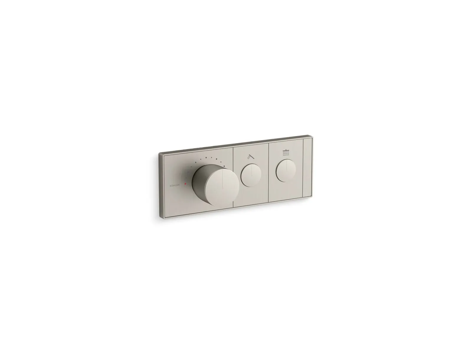 Two-outlet recessed mechanical thermostatic valve control^Kohler Clearance