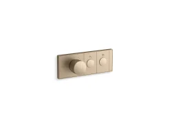 Two-outlet recessed mechanical thermostatic valve control^Kohler Clearance
