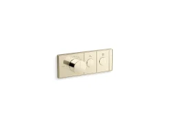 Two-outlet recessed mechanical thermostatic valve control^Kohler Clearance