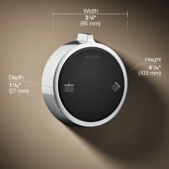 Two-outlet shower digital control^Kohler New