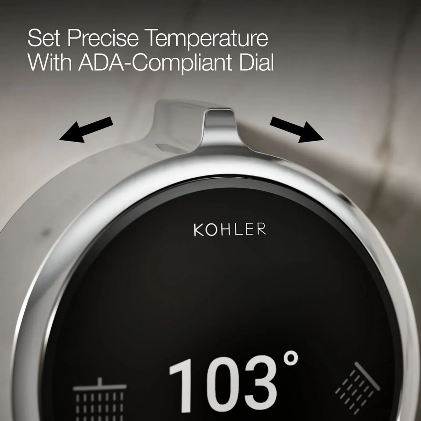Two-outlet shower digital control^Kohler New