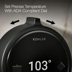 Two-outlet shower digital control^Kohler New